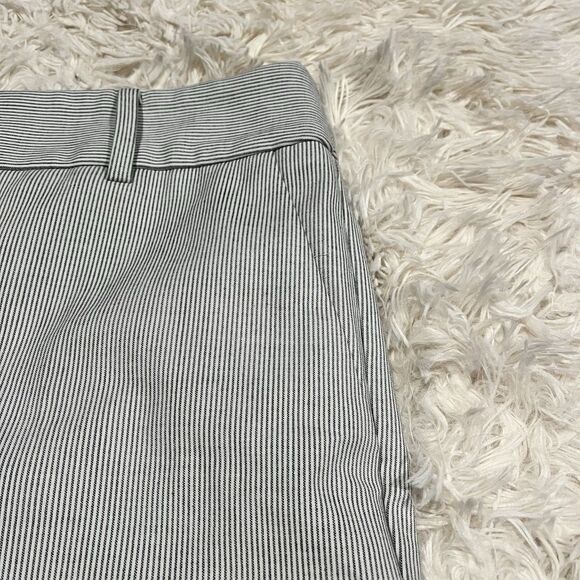 TALBOTS NEWPORT PANTS - Gray STRIPE - CURVY FIT SIZE 10 New With Tags - Picture 15 of 16